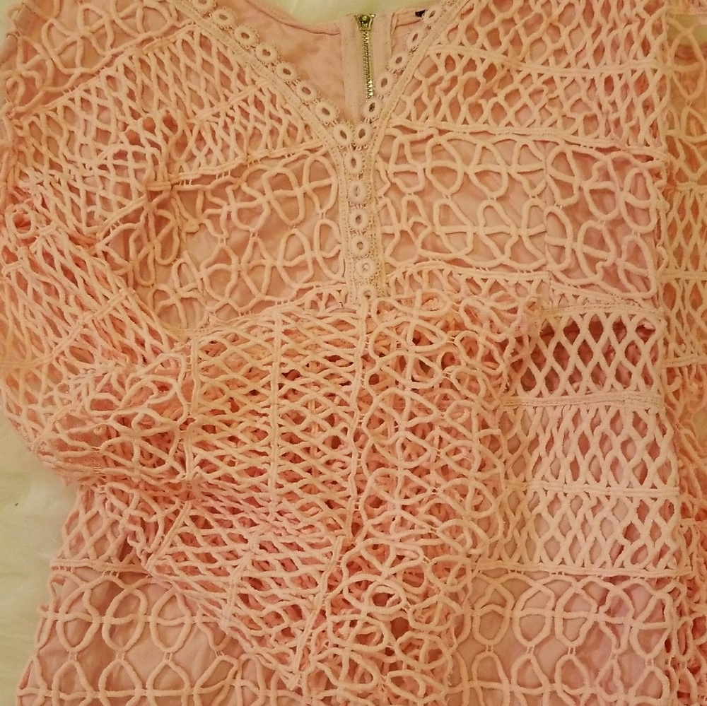 💕Crochet Cold Shoulder Romper - Picture 6 of 6